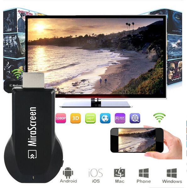 MiraScreen OTA TV Stick Dongle лучше, чем EasyCast Wi-Fi Дисплей Приемник DLNA Airplay Miracast Airmirroring Chromecast БЕС
MiraScreen OTA TV Stick Dongle лучше, чем EasyCast Wi-Fi Дисплей Приемник DLNA Airplay Miracast Airmirroring Chromecast БЕС