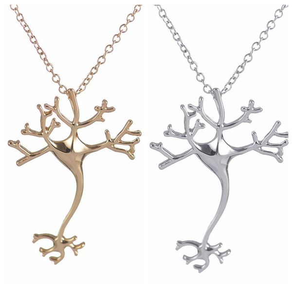 wholesale-2016 new fashion science jewelry hippie chic neuron brain nerve cell necklace colar boho neuron necklaces for women-n197, Silver
wholesale-2016 new fashion science jewelry hippie chic neuron brain nerve cell necklace colar boho neuron necklaces for women-n197, Silver