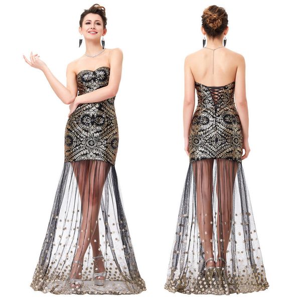 See Through Tulle Mermaid Celebrity Dresses 2019 Gold Sequins Women Red Carpet Prom Dress Vestido de Festa Evening Dress free shipping
See Through Tulle Mermaid Celebrity Dresses 2019 Gold Sequins Women Red Carpet Prom Dress Vestido de Festa Evening Dress free shipping
