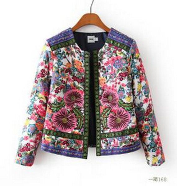 wholesale- new 2017 autumn winter women outerwear vintage women lady ethnic floral print embroidered short jacket slim parkas coat 6, Black;brown
wholesale- new 2017 autumn winter women outerwear vintage women lady ethnic floral print embroidered short jacket slim parkas coat 6, Black;brown