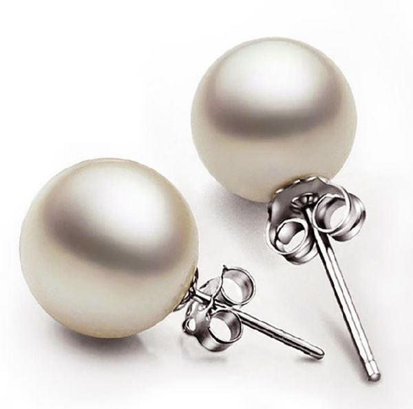 925 sterling silver pearl earrings jewelry for women big pearl charm simple 6 8 10 mm pearl ball earrings jewelry wedding, Golden;silver
925 sterling silver pearl earrings jewelry for women big pearl charm simple 6 8 10 mm pearl ball earrings jewelry wedding, Golden;silver