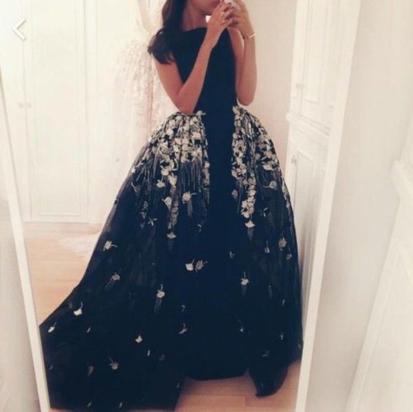 evening gowns black and white prom dress boat neck long evening gowns ball gown evening dress
evening gowns black and white prom dress boat neck long evening gowns ball gown evening dress