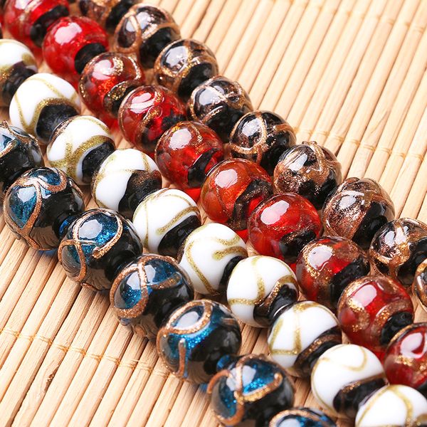 20pcs/lot lampwork beads 12mm handmade lampwork glass round bead multi-color traditional for jewelry making golden sand glazed beads, Black
20pcs/lot lampwork beads 12mm handmade lampwork glass round bead multi-color traditional for jewelry making golden sand glazed beads, Black