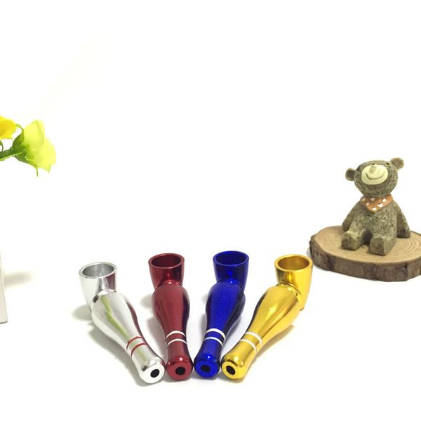 Designer Bowling Metal Smoking Pipes for Travel Detachable Tobacco Pipes with Filtering Screens High Quality Hot Sale
Designer Bowling Metal Smoking Pipes for Travel Detachable Tobacco Pipes with Filtering Screens High Quality Hot Sale