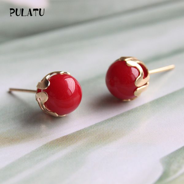 9 color fashion pearl earrings for women minimalist 8mm bead rose gold color alloy small stud earrings jewelry pulatu zz0302, Golden;silver
9 color fashion pearl earrings for women minimalist 8mm bead rose gold color alloy small stud earrings jewelry pulatu zz0302, Golden;silver