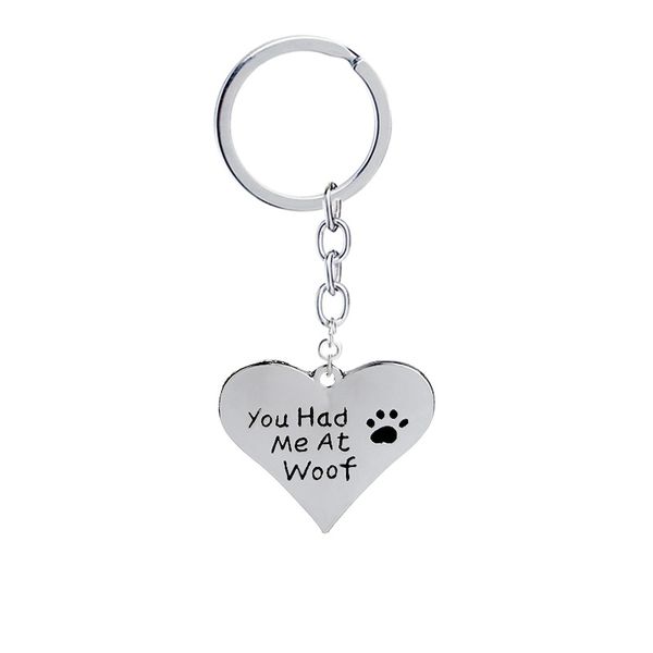 you had me at woof pet lover cant dag paw print heart pendant keychains heart shaped jewelry key rings for women, Slivery;golden
you had me at woof pet lover cant dag paw print heart pendant keychains heart shaped jewelry key rings for women, Slivery;golden
