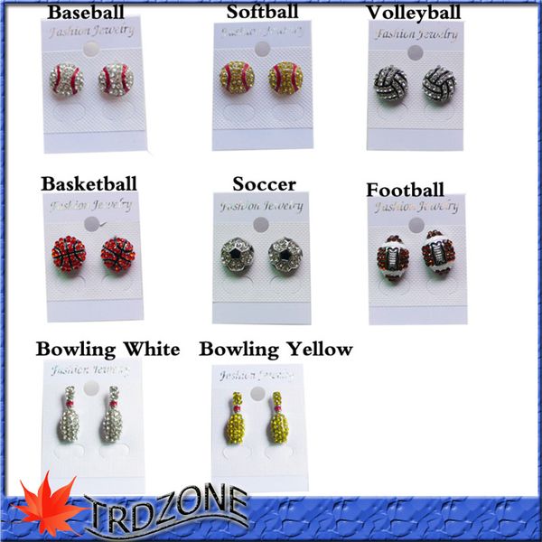 sports post earring studs sofball baseball basketball rhinestone, Golden;silver
sports post earring studs sofball baseball basketball rhinestone, Golden;silver