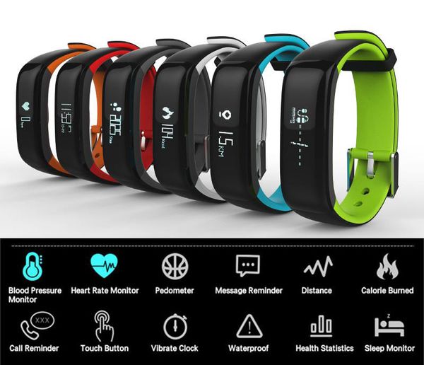 p1 smartband blood pressure heart rate sleep monitor pedometer call message reminder health statistics waterproof smart wristband passomete
p1 smartband blood pressure heart rate sleep monitor pedometer call message reminder health statistics waterproof smart wristband passomete