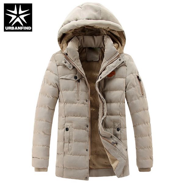 wholesale- urbanfind thick men cotton winter parkas size m-3xl fleece lining man warm hooded coats outerwear, Black
wholesale- urbanfind thick men cotton winter parkas size m-3xl fleece lining man warm hooded coats outerwear, Black