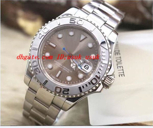 luxury wristwatch 116622 dark rhodium neu automatic men watch men's watch watches, Slivery;brown
luxury wristwatch 116622 dark rhodium neu automatic men watch men's watch watches, Slivery;brown