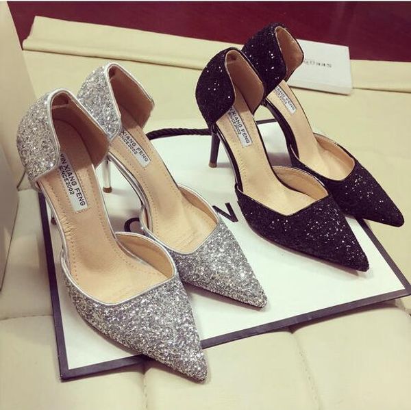 twinkling sequined wedding shoes sliver red black high heels bridal shoes fashion bling bling wedding accessories in stock
twinkling sequined wedding shoes sliver red black high heels bridal shoes fashion bling bling wedding accessories in stock