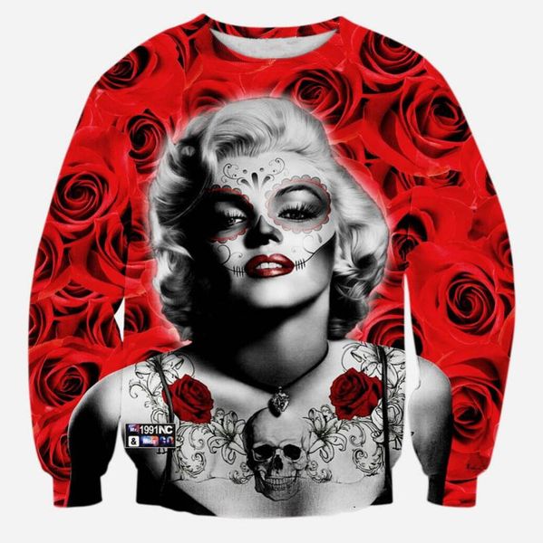 wholesale-raisevern new fashion character print 3d sweatshirt hoodie lady marilyn monroe/einstein/barbie sweat shirts pullovers, Black
wholesale-raisevern new fashion character print 3d sweatshirt hoodie lady marilyn monroe/einstein/barbie sweat shirts pullovers, Black