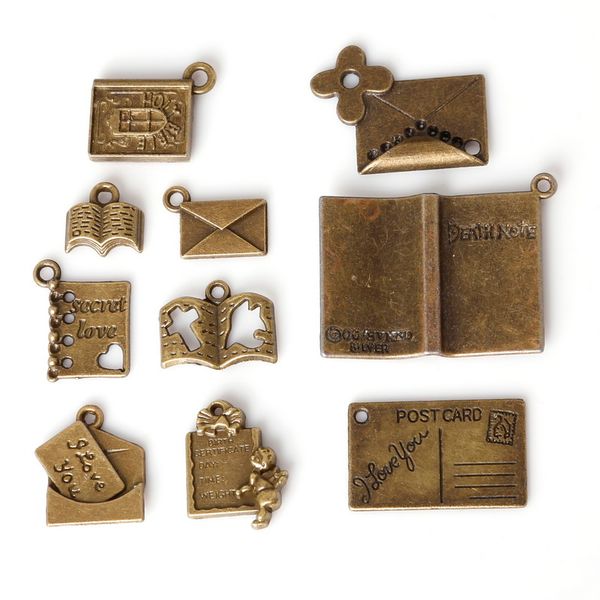 new wholesale 67pcs/lot mixed tibetan zinc alloy envelope charms antique bronze plated pendants for diy jewelry findings jewe, Bronze;silver
new wholesale 67pcs/lot mixed tibetan zinc alloy envelope charms antique bronze plated pendants for diy jewelry findings jewe, Bronze;silver
