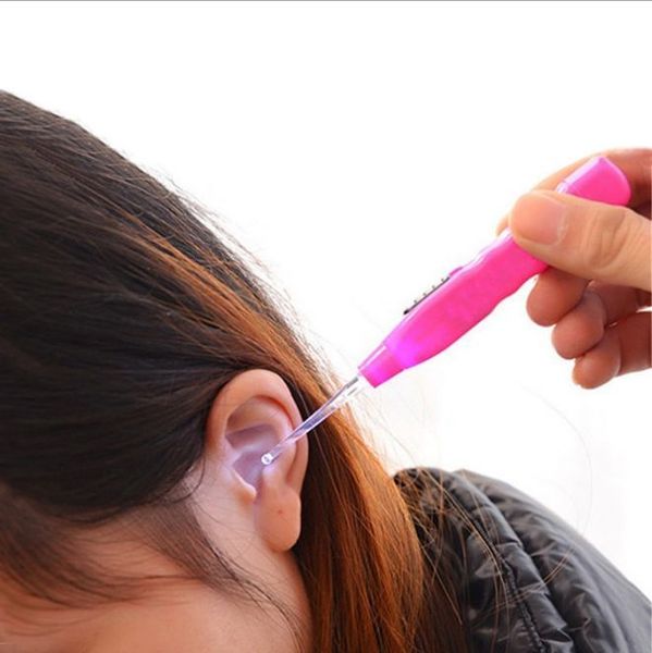 ear care supply led flashlight earpick handle health ear cleaner earwax remover curette #t701
ear care supply led flashlight earpick handle health ear cleaner earwax remover curette #t701