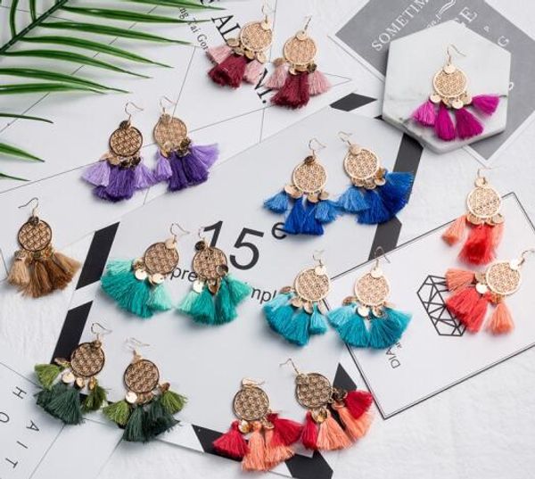 10style women earring pendientes jewelry tassel bohemian drop earrings colorful summer beach female personalized long tassel earrings b710s, Silver
10style women earring pendientes jewelry tassel bohemian drop earrings colorful summer beach female personalized long tassel earrings b710s, Silver
