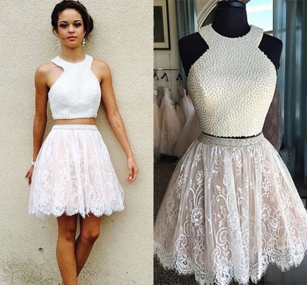 two piece pearls lace homecoming dresses white nude short homecoming dresses lovely lace short prom dresses two-piece party gowns, Blue;pink
two piece pearls lace homecoming dresses white nude short homecoming dresses lovely lace short prom dresses two-piece party gowns, Blue;pink