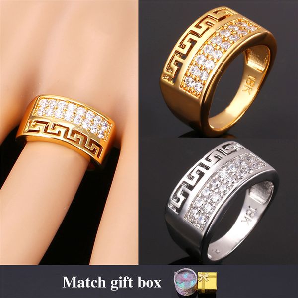 Vintage Ring for Men Jewelry Clear Cubic Zirconia Platinum/18K Gold Plated New Fashion Jewelry G Letter Rings
Vintage Ring for Men Jewelry Clear Cubic Zirconia Platinum/18K Gold Plated New Fashion Jewelry G Letter Rings