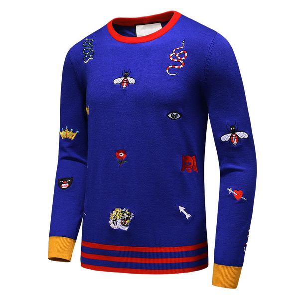 Late t nake tiger bee flower crown men weater winter autumn long leeve pullover ma culino male ca ual weater knitwear m 3xl
Late t nake tiger bee flower crown men weater winter autumn long leeve pullover ma culino male ca ual weater knitwear m 3xl