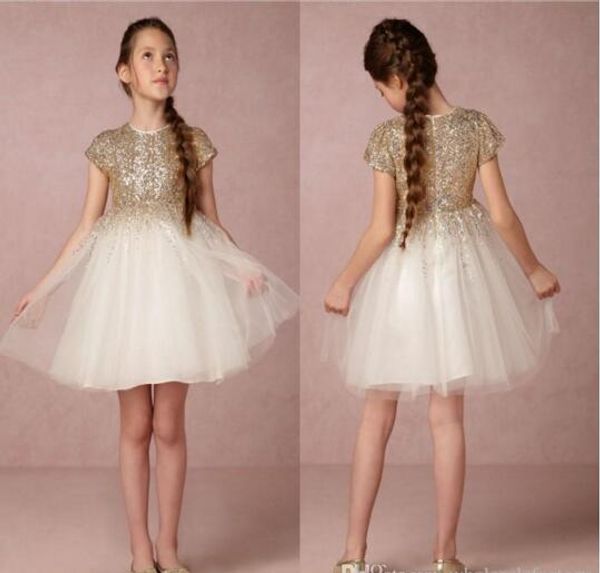 lovely gold sequins short sleeves flower girl dresses for weddings pageant gowns jewel neck children communion dress kids formal wear, White;blue
lovely gold sequins short sleeves flower girl dresses for weddings pageant gowns jewel neck children communion dress kids formal wear, White;blue