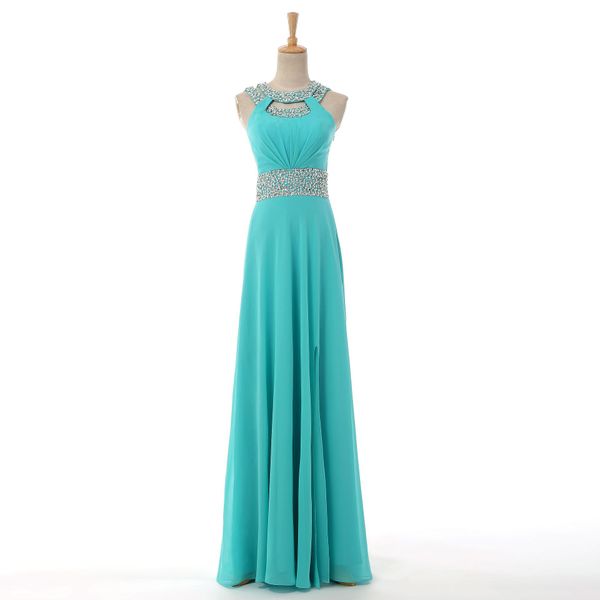 beaded jewel neck long chiffon evening dresses wear 2019 new backless evening gowns elegant party dresses, Black;red
beaded jewel neck long chiffon evening dresses wear 2019 new backless evening gowns elegant party dresses, Black;red