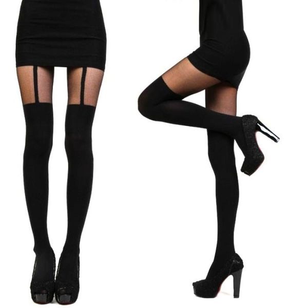 wholesale-fashion women girls temptation sheer mock suspender tights pantyhose new arrival, Black;white
wholesale-fashion women girls temptation sheer mock suspender tights pantyhose new arrival, Black;white