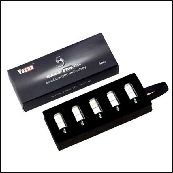 Hot Selling Authentic Yocan Evolve Plus Quartz Dual Coil Ceramic Coil Replacement Dry Herb Coils For Evolve Plus 5pcs/pack Fast Shipping
Hot Selling Authentic Yocan Evolve Plus Quartz Dual Coil Ceramic Coil Replacement Dry Herb Coils For Evolve Plus 5pcs/pack Fast Shipping