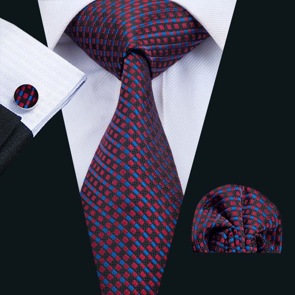 classic silk mens ties red necktie set check mens neck tie tie hanky cufflinks set jacquard woven meeting business wedding party gift n-1479, Black;blue
classic silk mens ties red necktie set check mens neck tie tie hanky cufflinks set jacquard woven meeting business wedding party gift n-1479, Black;blue