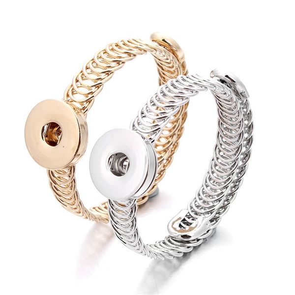 noosa gold silver metal snap button bracelets bangles fit 18mm ginger snap button jewelry for women men, Golden;silver
noosa gold silver metal snap button bracelets bangles fit 18mm ginger snap button jewelry for women men, Golden;silver