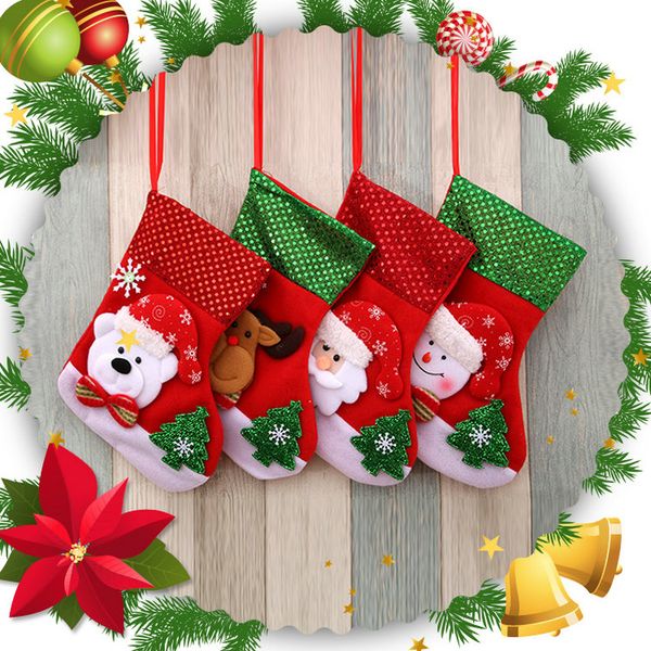 2017 50pcs christmas socks christmas bag ornaments sequins embellished non woven fabrics party gifts for kids candy bag christmas stockings
2017 50pcs christmas socks christmas bag ornaments sequins embellished non woven fabrics party gifts for kids candy bag christmas stockings