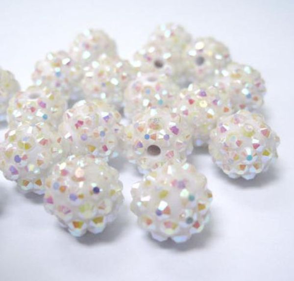 100 pcs/lot 10mm 12mm white mixed multicolor chunky epoxy resin rhinestones ball beads basketball wive bead bracelet finding, Crystal
100 pcs/lot 10mm 12mm white mixed multicolor chunky epoxy resin rhinestones ball beads basketball wive bead bracelet finding, Crystal