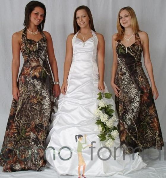 fashion camouflage bridesmaid dresses 2016 halter a line sweep train camo wedding party dress sleeveless long bridesmaid gown, White;pink
fashion camouflage bridesmaid dresses 2016 halter a line sweep train camo wedding party dress sleeveless long bridesmaid gown, White;pink
