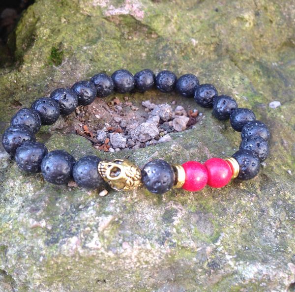 sn0428 natural stone beaded bracelet man rock lava stretch bracelet birthday gift coral bracelet wholesale, Black
sn0428 natural stone beaded bracelet man rock lava stretch bracelet birthday gift coral bracelet wholesale, Black