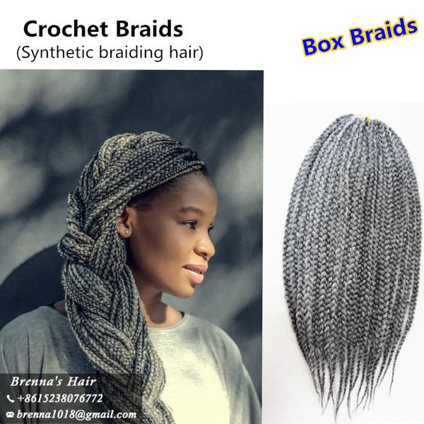 Janet Collection free shipping 3S Box Braid Hair 12 Inch 22strands Crochet Hair kanekalon Synthetic Braiding Hair Extension 100g pcs
Janet Collection free shipping 3S Box Braid Hair 12 Inch 22strands Crochet Hair kanekalon Synthetic Braiding Hair Extension 100g pcs