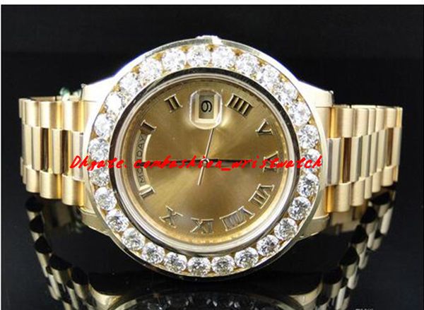 luxury watches fashion watches new mens 2 ii solid 18 kt 41mm bigger diamond watch gold dial 8 ct mechanical men's watch wristwatch
luxury watches fashion watches new mens 2 ii solid 18 kt 41mm bigger diamond watch gold dial 8 ct mechanical men's watch wristwatch