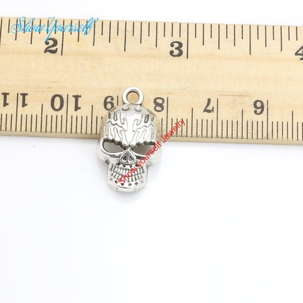20pcs/lot tibetan silver plated skull head face charms pendants for bracelet jewelry making diy handmade craft 22x13mm, Bronze;silver
20pcs/lot tibetan silver plated skull head face charms pendants for bracelet jewelry making diy handmade craft 22x13mm, Bronze;silver