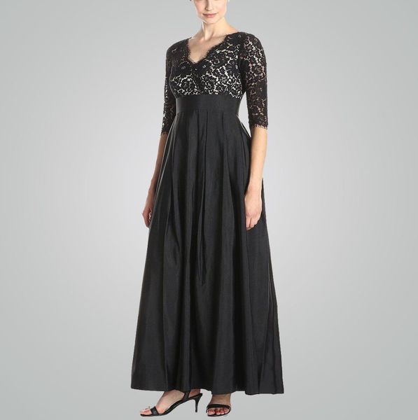 plus size 6xl 3/4 sleeve selling polyester lace panelled dress floor length v shape neck fashion ladies' maxi dress, Black;gray
plus size 6xl 3/4 sleeve selling polyester lace panelled dress floor length v shape neck fashion ladies' maxi dress, Black;gray