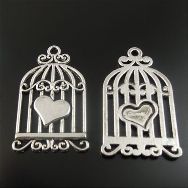 30pcs antiqued silver tone alloy bird cage heart pendant charm 30*20mm jewelry making, Bronze;silver
30pcs antiqued silver tone alloy bird cage heart pendant charm 30*20mm jewelry making, Bronze;silver