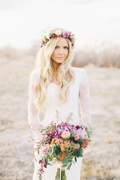 country style bohemian hippie lace wedding dresses 2016 v neck long sleeves plus size custom made sheer lace boho bridal gowns, White
country style bohemian hippie lace wedding dresses 2016 v neck long sleeves plus size custom made sheer lace boho bridal gowns, White