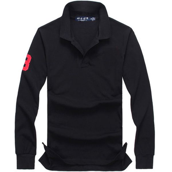 wholesale 2023 autumn and winter new high-quality 100% cotton men's fashion long-sleeved polo shirt casual long sleeve, White;black
wholesale 2023 autumn and winter new high-quality 100% cotton men's fashion long-sleeved polo shirt casual long sleeve, White;black