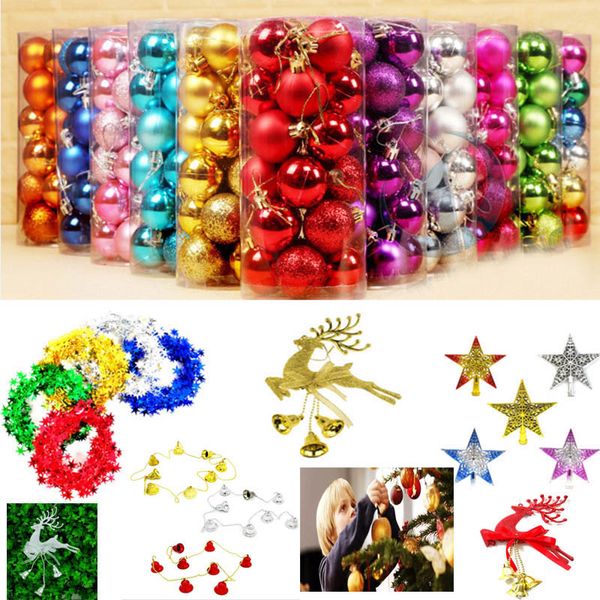 24pcs/barrle 4cm christams tree balls ornaments bells reindeer star pendant xmas ribbons party decorations accessories gifts wx9-181
24pcs/barrle 4cm christams tree balls ornaments bells reindeer star pendant xmas ribbons party decorations accessories gifts wx9-181