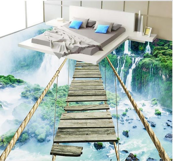 pvc self-adhesive floor mountain waterfall thrilling rope wooden bridge 3d floor home improvement
pvc self-adhesive floor mountain waterfall thrilling rope wooden bridge 3d floor home improvement
