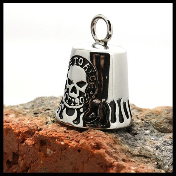wholesale- biker fashion tinkle bell pendant stainless steel motorcycles biker new arrival jingle bell pendant, Black
wholesale- biker fashion tinkle bell pendant stainless steel motorcycles biker new arrival jingle bell pendant, Black