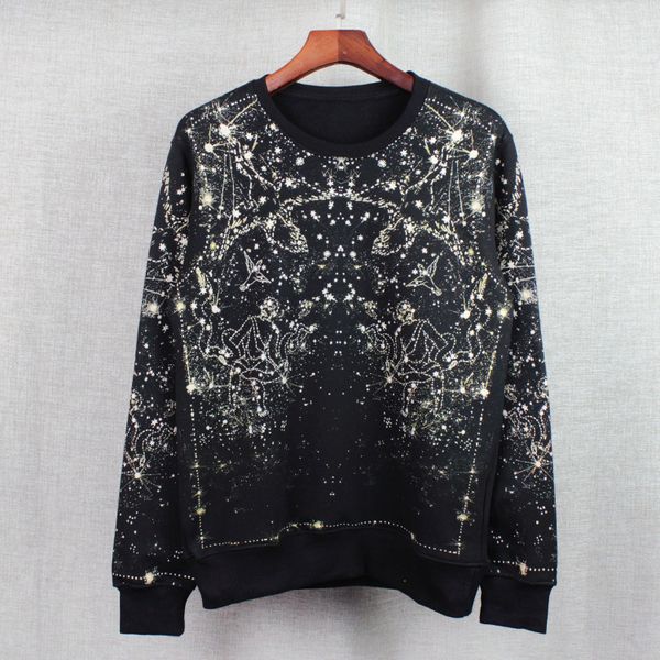 printing winter fashion brand hoodies 2016 constellation hooded male men's streetwear sleeves hop hip hoodies full oipst, Black
printing winter fashion brand hoodies 2016 constellation hooded male men's streetwear sleeves hop hip hoodies full oipst, Black