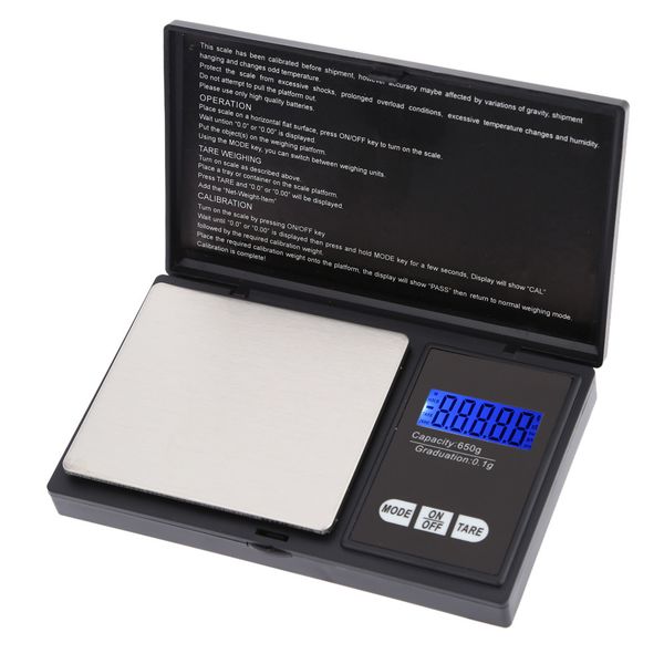 650g/0.1g high accuracy mini electronic digital pocket scale jewelry weighing balance blue lcd g/gn/oz/ozt/ct/t/dwt h9631
650g/0.1g high accuracy mini electronic digital pocket scale jewelry weighing balance blue lcd g/gn/oz/ozt/ct/t/dwt h9631