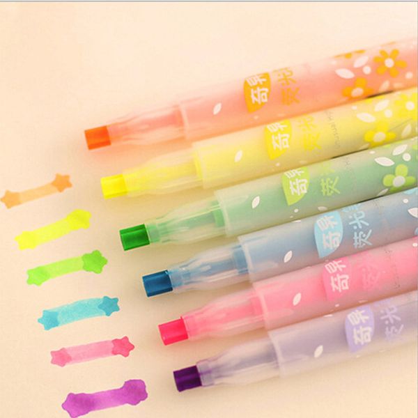 wholesale-novelty star nib highlighter pen copic marker pens kawaii stationery material escolar papelaria school supplies, Black;red
wholesale-novelty star nib highlighter pen copic marker pens kawaii stationery material escolar papelaria school supplies, Black;red