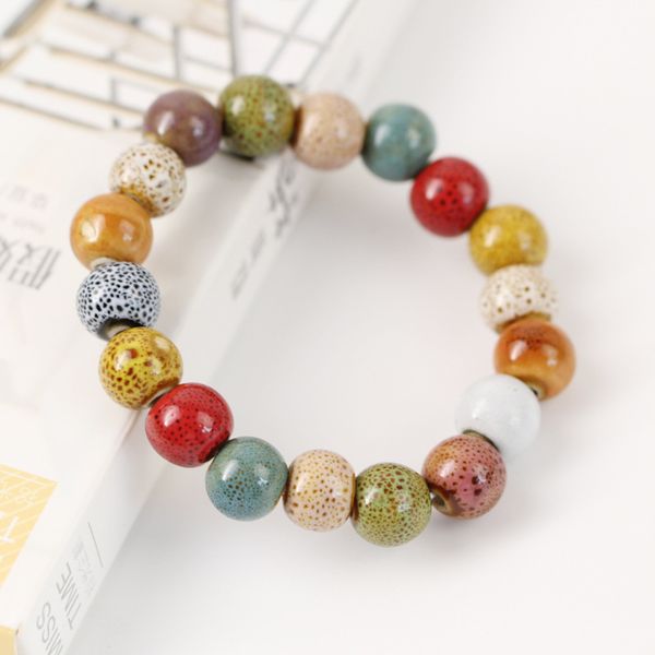 european and american fashion ceramic jewelry round leopard glaze bracelet jingdezhen ceramic jewelry factory direct hand-woven, Black
european and american fashion ceramic jewelry round leopard glaze bracelet jingdezhen ceramic jewelry factory direct hand-woven, Black