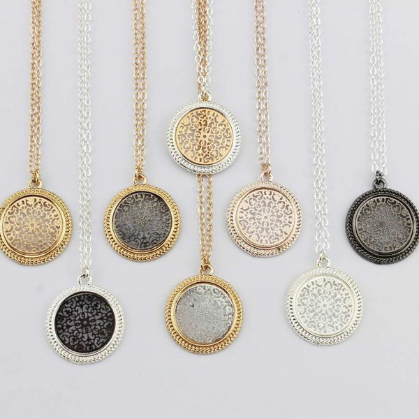 christmas gift gold cut out filigree round pattern pendant necklace openwork hollow out filigree round geometric statement choker necklace, Silver
christmas gift gold cut out filigree round pattern pendant necklace openwork hollow out filigree round geometric statement choker necklace, Silver
