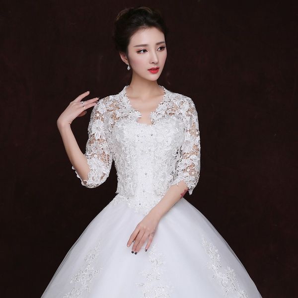 2017 fariy lace bridal bolero jacket ,m,l new arrival ivory,red lace wedding accessories ing, White
2017 fariy lace bridal bolero jacket ,m,l new arrival ivory,red lace wedding accessories ing, White
