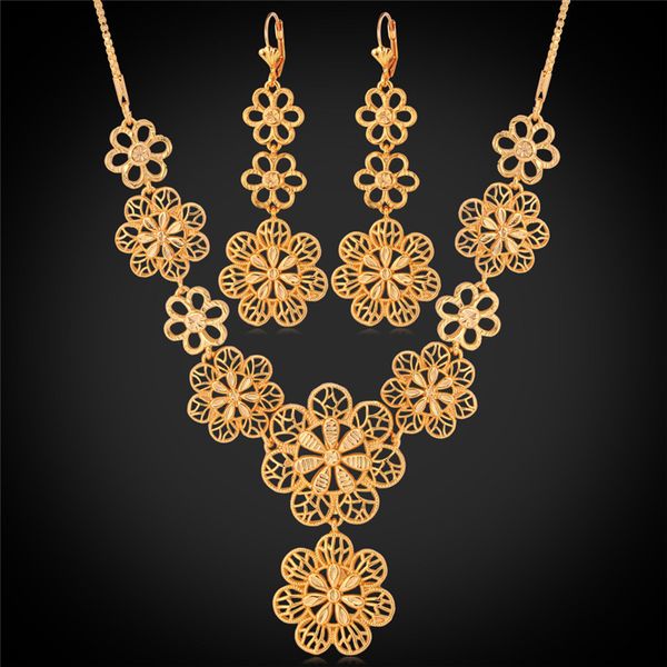 gold long drop earrings for women 18k real gold plated/platinum plated hollow flower vintage necklaces earrings set, Silver
gold long drop earrings for women 18k real gold plated/platinum plated hollow flower vintage necklaces earrings set, Silver