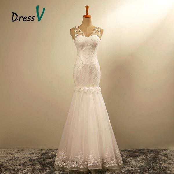 Ready To Shipping Mermaid Wedding Dresses 2019 Sexy Sheer V-Neck Beading Crystal Vintage Cheap Bridal Gowns Floor Length Custom Made
Ready To Shipping Mermaid Wedding Dresses 2019 Sexy Sheer V-Neck Beading Crystal Vintage Cheap Bridal Gowns Floor Length Custom Made